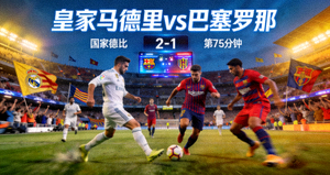 皇家马德里对阵巴塞罗那国家德比实时直播画面