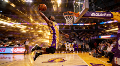 NBA篮球比赛精彩扣篮瞬间